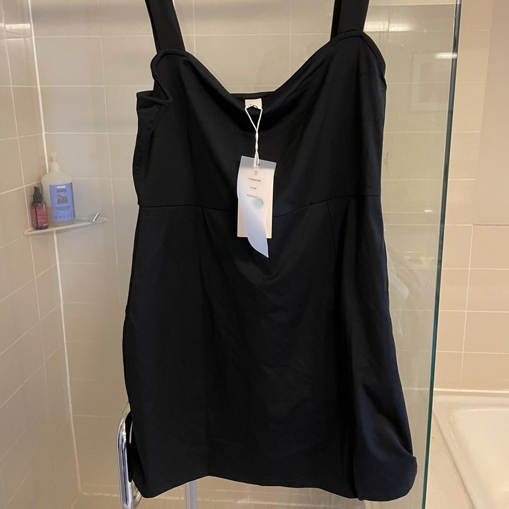 Athletic dress with shorts underneath